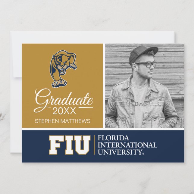 Invitation Diplômés des Panthers de FIU (Devant)