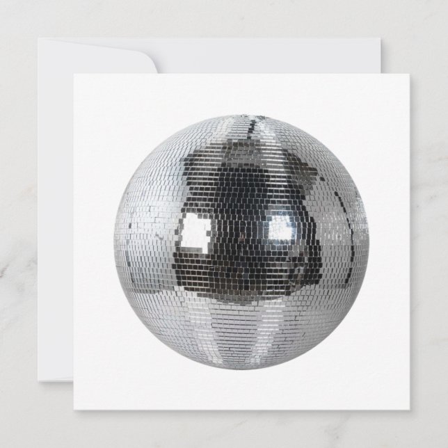 Invitation disco ball (Devant)