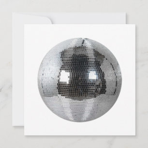 Invitation disco ball