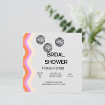 Invitation Disco Bridal Shower