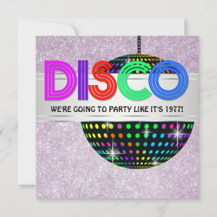 Invitation Disco Dance Party