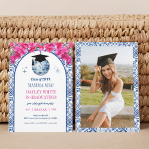 Invitation Disco Dancing Queen Graduation Party