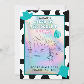 Invitation "Disco dans le désert" Itinéraire de Bach à Scotts