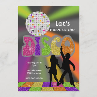 Invitation Disco Party
