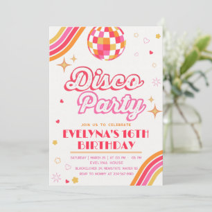 Invitation Disco Super Party