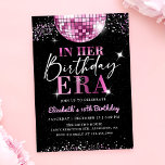 Invitation Discothèque Rose Dans Mon Anniversaire Anniversair<br><div class="desc">Disco Rose Dans Mon Anniversaire Invitation Anniversaire</div>