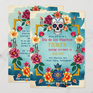 Invitation 💀 Discothèque 🎉 Vallée Morte, Día de los Muertos