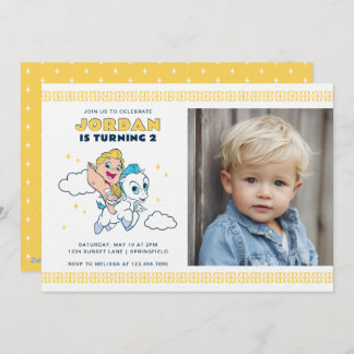 Invitation Disney Hercules Baby Birthday Photo