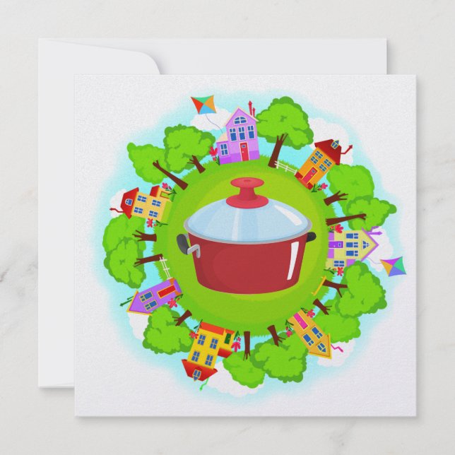 Invitation Disque couvert - Événement de voisinage - SRF (Devant)