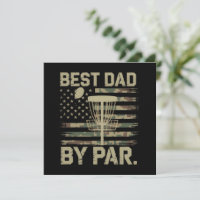 Disque de Golf Frisbee Meilleur Papa Par Camo Drap