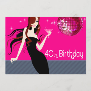 Invitation Divalicious Cocktails 40e anniversaire