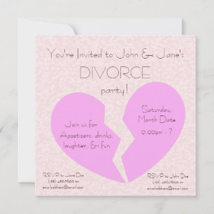Invitation Divorce