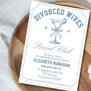 Invitation Divorce Femme Social Club Divorce Party
