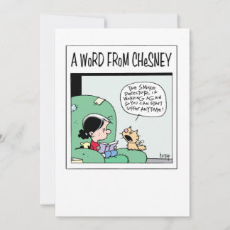 Invitation DIX CATS - Un mot de Chesney