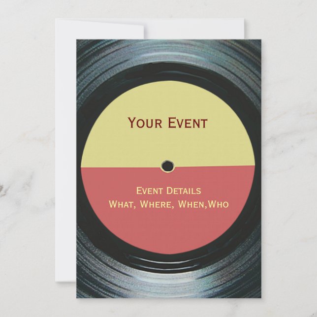 Invitation DJ Party Dance Event Music (Devant)