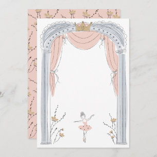 Invitation do-it-yourself Blank Ballet