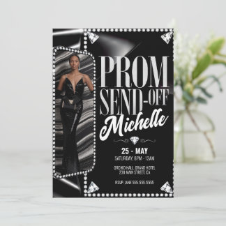 Invitation do-it-yourself Elegant Prom Envoyer La Diplôme Pho