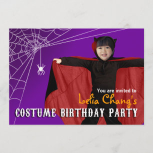 Invitation DO-IT-YOURSELF Enfants Halloween Costume photo fêt