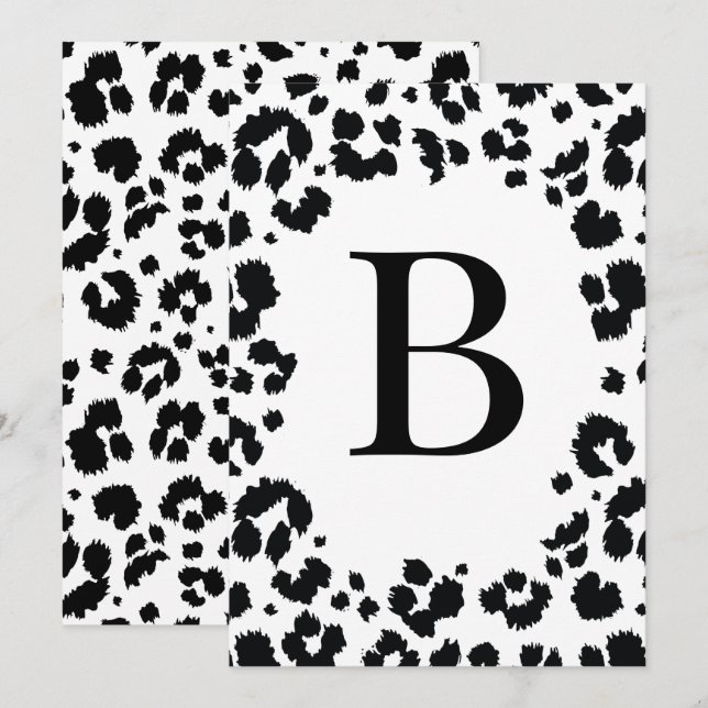 Invitation DO-IT-YOURSELF Lettre sauvage Numéro Bannière/Invi (Devant / Derrière)