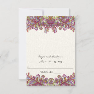 Invitation do-it-yourself vous cochez et pliez les Mariages d