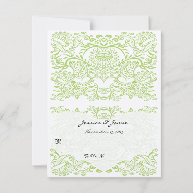 Invitation do-it-yourself vous cochez et pliez les Mariages d (Dos)