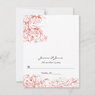 Invitation do-it-yourself vous cochez et pliez les Mariages d