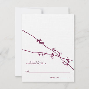 Invitation do-it-yourself vous cochez et pliez les Mariages d