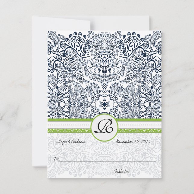 Invitation do-it-yourself vous cochez et pliez les Mariages d (Dos)