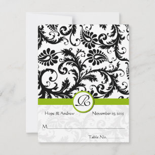 Invitation do-it-yourself vous cochez et pliez les Mariages d