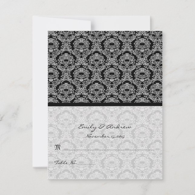 Invitation do-it-yourself vous cochez et pliez les Mariages d (Dos)
