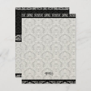 Invitation do-it-yourself vous cochez et pliez les Mariages d