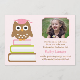 Invitation d'obtention du diplôme de jardin