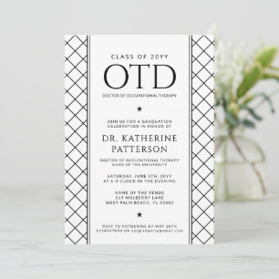 Invitation Docteur en ergothérapie de l'OTD