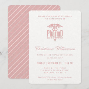 Invitation Docteur en pharmacie PharmD Pharmacy Graduation