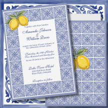 Dolce Vita - Mariage de carreaux et citrons italie
