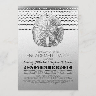 Invitation Dollar de sable pour la partie d'engage