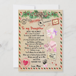 Invitation Don de fille   Lettre À Ma Fille De Maman