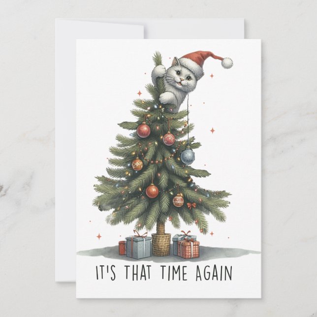 Invitation Don de Noël C'est cette fois de plus (Devant)