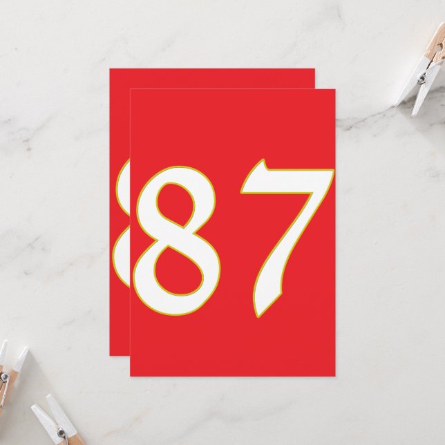 Invitation don drôle pour tous les fans joueur ont numéro 12 (Devant/Arrière en situation)