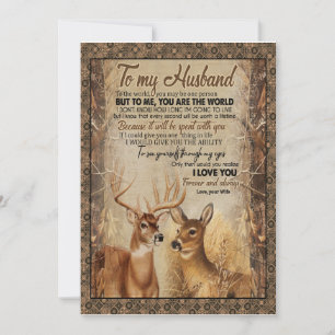 Invitation Don du mari  Lettre à mon mari ou à ma femme