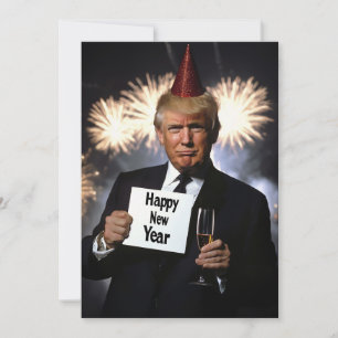 Invitation Donald Trump célèbre la nouvelle année en grande p