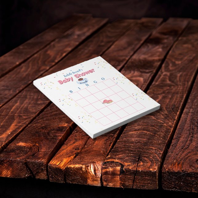 Invitation Donut Baby shower Sprinkings Bingo Jeu (Créateur téléchargé)