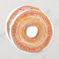 Donut Birthday mignon Doughnut Parsemé Cercle de t