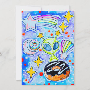 Invitation Donut extraterrestre