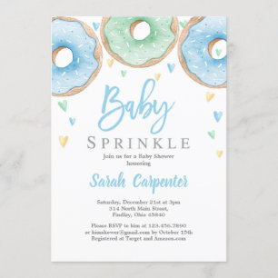 Invitation Donuts Baby shower