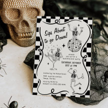 Doodle Skeletons 'Les boissons vont descendre' Hal
