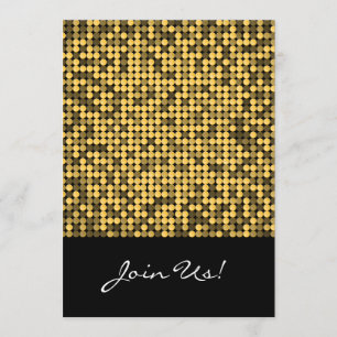 Invitation d'or du charme 5x7