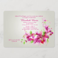 Invitation d'orchidées de Dendrobium