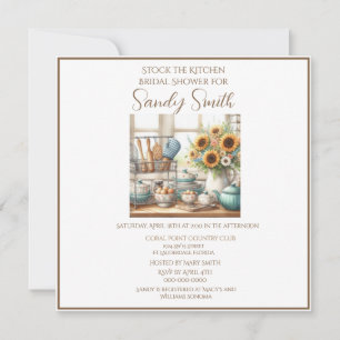 Invitation Doter la cuisine de la mariée