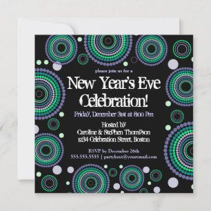 Invitation Dots Dizzy du Nouvel An